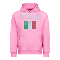 Fuchsia Pink vintage italia italian flag italy italiano Urban Hoodie - linhVisuals