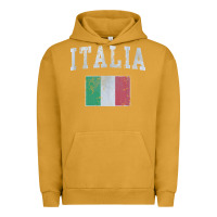 Pigment Peanut Butter vintage italia italian flag italy italiano Urban Hoodie - linhVisuals