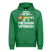 Emerald proud son of a vietnam veteran father's day Urban Hoodie - linhVisuals