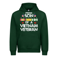Forest Green proud son of a vietnam veteran father's day Urban Hoodie - linhVisuals