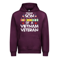 Mauve Wine proud son of a vietnam veteran father's day Urban Hoodie - linhVisuals