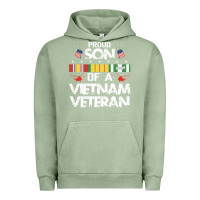 Pigment Oil Green proud son of a vietnam veteran father's day Urban Hoodie - linhVisuals