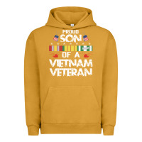 Pigment Peanut Butter proud son of a vietnam veteran father's day Urban Hoodie - linhVisuals