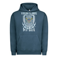 Pigment Midnight Navy virgin islands virgin islander Urban Hoodie - linhVisuals