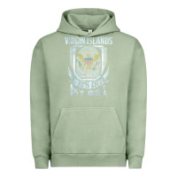 Pigment Oil Green virgin islands virgin islander Urban Hoodie - linhVisuals