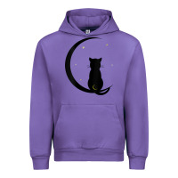 Tulip womens double moon cat Urban Hoodie - linhVisuals