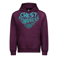 Mauve Wine doctor mike merch chest compressions Urban Hoodie - linhVisuals
