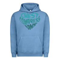 Pigment Pebble Blue doctor mike merch chest compressions Urban Hoodie - linhVisuals