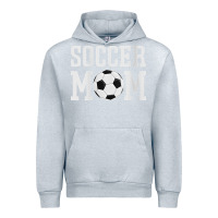 Heather Grey womens soccer mama soccer mom Urban Hoodie - linhVisuals