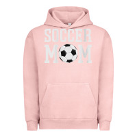 Pigment Salmon womens soccer mama soccer mom Urban Hoodie - linhVisuals
