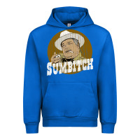 Cobalt sumbitch distressed Urban Hoodie - linhVisuals