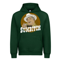 Forest Green sumbitch distressed Urban Hoodie - linhVisuals