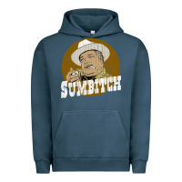 Pigment Midnight Navy sumbitch distressed Urban Hoodie - linhVisuals