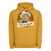 Pigment Peanut Butter sumbitch distressed Urban Hoodie - linhVisuals