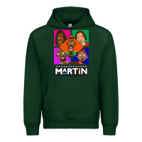 Forest Green Martin TV Show Urban Hoodie - linhVisuals