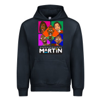 Navy Martin TV Show Urban Hoodie - linhVisuals
