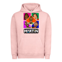 Pigment Salmon Martin TV Show Urban Hoodie - linhVisuals