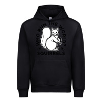 Black who run the world squirrels Urban Hoodie - linhVisuals