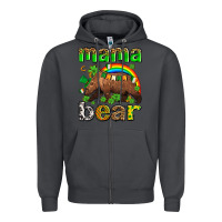 Smoke st patricks mama  bear Zipper Hoodie - AdoDesignShop