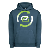 Pigment Midnight Navy optic team  gaming Urban Hoodie - linhVisuals