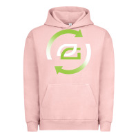 Pigment Salmon optic team  gaming Urban Hoodie - linhVisuals
