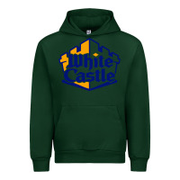 Forest Green white castle high school Urban Hoodie - linhVisuals