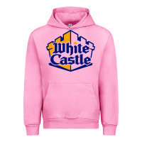 Fuchsia Pink white castle high school Urban Hoodie - linhVisuals