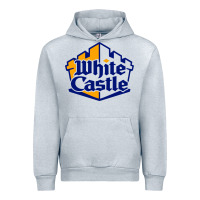 Heather Grey white castle high school Urban Hoodie - linhVisuals