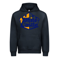 Navy white castle high school Urban Hoodie - linhVisuals