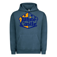 Pigment Midnight Navy white castle high school Urban Hoodie - linhVisuals