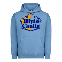Pigment Pebble Blue white castle high school Urban Hoodie - linhVisuals