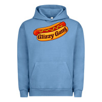 Pigment Pebble Blue glizzy gang glizzy gobbler Urban Hoodie - linhVisuals