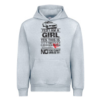 Heather Grey a girls xfire roadster   crossfire Urban Hoodie - linhVisuals