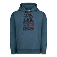 Pigment Midnight Navy a girls xfire roadster   crossfire Urban Hoodie - linhVisuals