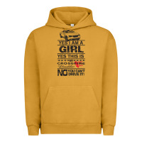Pigment Peanut Butter a girls xfire roadster   crossfire Urban Hoodie - linhVisuals