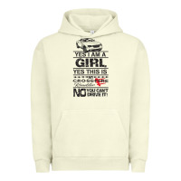Pigment Pistachio a girls xfire roadster   crossfire Urban Hoodie - linhVisuals