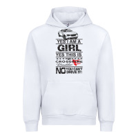 White a girls xfire roadster   crossfire Urban Hoodie - linhVisuals