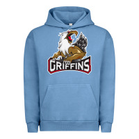 Pigment Pebble Blue grand rapids griffins Urban Hoodie - linhVisuals