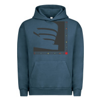 Pigment Midnight Navy frank lloyd wright design   frank lloyd wright Urban Hoodie - linhVisuals