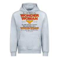 Heather Grey wonder woman Urban Hoodie - linhVisuals