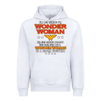 White wonder woman Urban Hoodie - linhVisuals