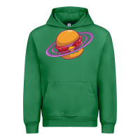 Emerald Burger  Saturn Urban Hoodie - linhVisuals