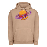 Pigment Burro Burger  Saturn Urban Hoodie - linhVisuals