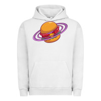 Pigment Lunar Rock Burger  Saturn Urban Hoodie - linhVisuals