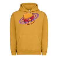 Pigment Peanut Butter Burger  Saturn Urban Hoodie - linhVisuals