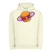 Pigment Pistachio Burger  Saturn Urban Hoodie - linhVisuals