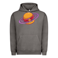 Pigment Tornado Burger  Saturn Urban Hoodie - linhVisuals