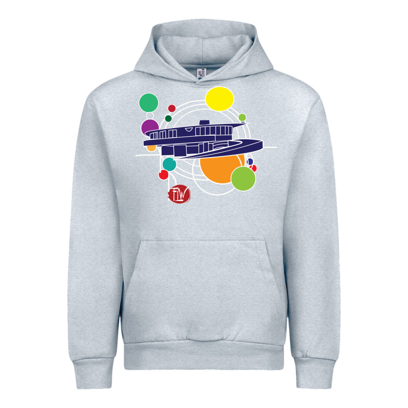 Retro Graphic Design   Frank Lloyd Wright Urban Hoodie by linhVisuals | Teevron