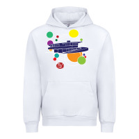 White retro graphic design   frank lloyd wright Urban Hoodie - linhVisuals