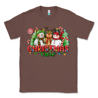 Chestnut christmas crew polar bear reindeer and snowman Classic Tee - CowGirlArtShop